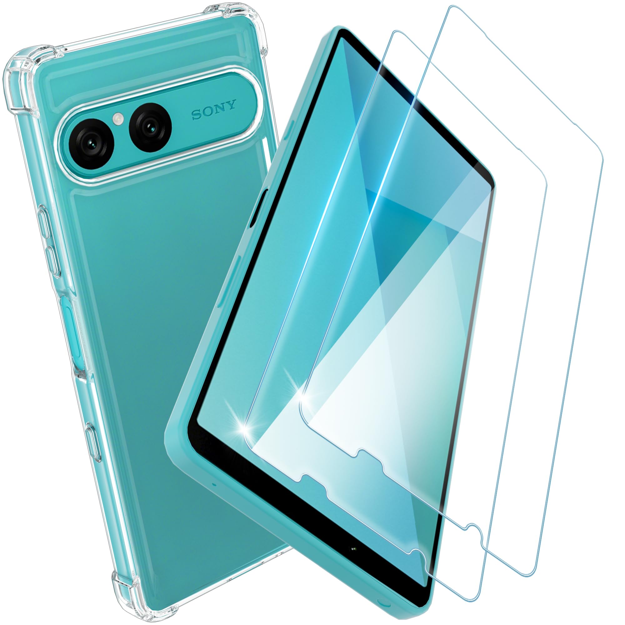 Amazon.co.jp: Sony Xperia 10 VII 用 耐衝撃 ケース クリア TPU